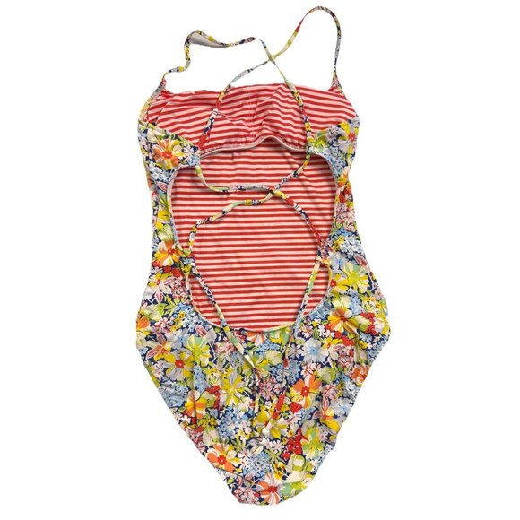 Polo Ralph Lauren Other - Ralph Lauren XS Floral One Piece Swimsuit Red White Retro Coastal Resort Prep
